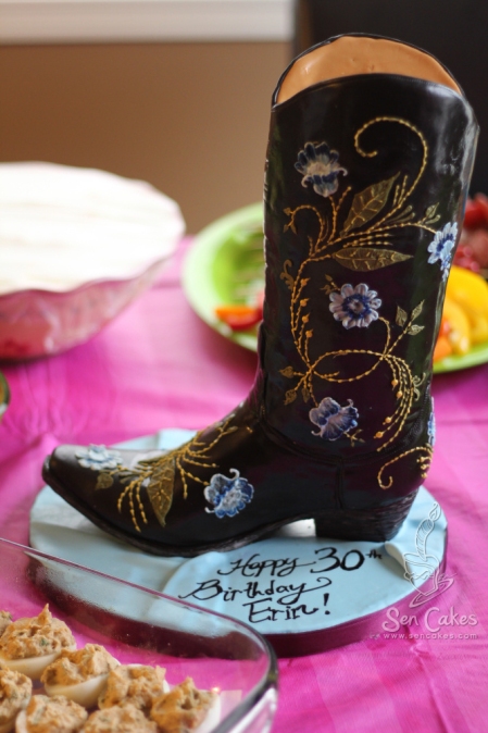 Cowboy Boot Cake