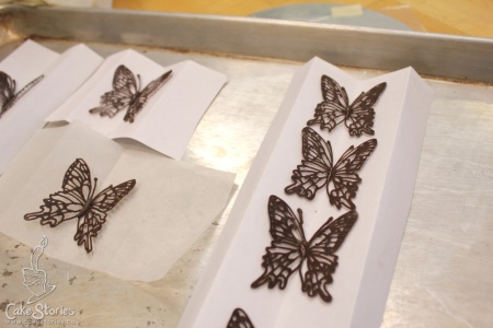 4. Piped Chocolate Butterfly